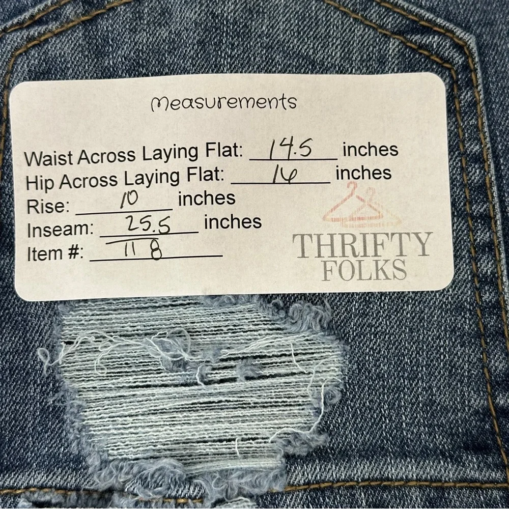 Blue Spice Women's Medium Wash Ankle Mom Jean